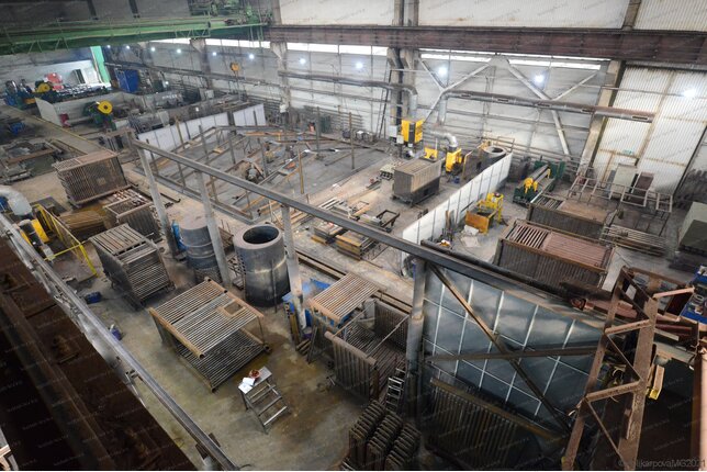 Котел 1450 кВт уголь дрова - производство