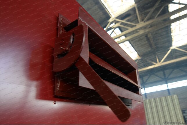 Шибер газохода к угольному котлу 0.35 МВт